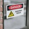 Signmission Electric Fence Danger Sign, Vinyl Decal, 10in W x 7in L, 2PK OS-2PACK-DS-D-710-L-2212 - alternate 2